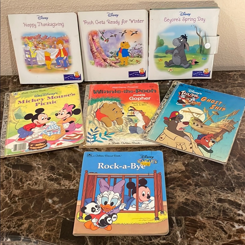 Vintage Disney Story Book Collection (7)